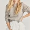LoveShackFancy Rosie Pullover Sweater - OATMEAL