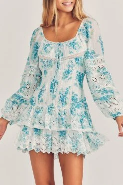 LSF Dresses Tayton Mini Dress - MAGIC TURQUOISE
