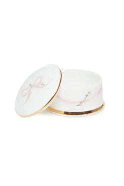 LoveShackFancy Bow Small Round Box