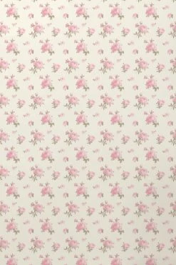 LoveShackFancy Home Decor Ikat Rose Wallpaper