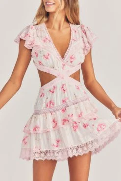 LSF Dresses Audrina Mini Dress - CHERRY SODA