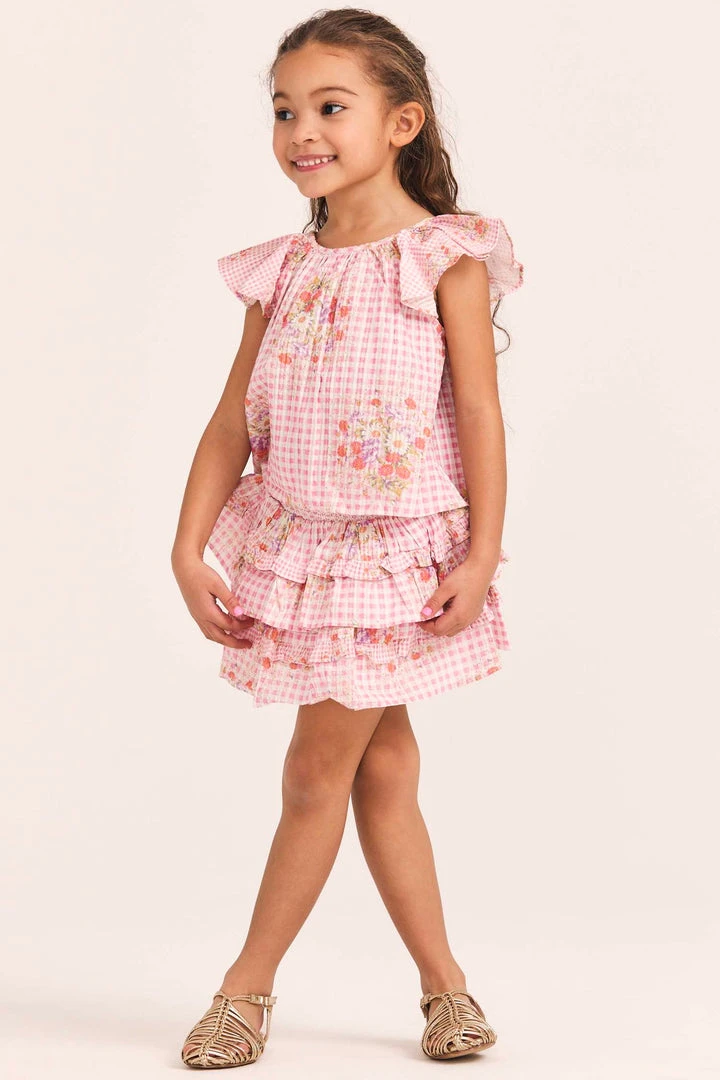 LoveShackFancy Girls Billie Skirt Little Girls 3 LoveShackFancy Girls Billie Skirt Little Girls