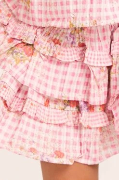 LoveShackFancy Girls Billie Skirt Little Girls 11 LoveShackFancy Girls Billie Skirt Little Girls