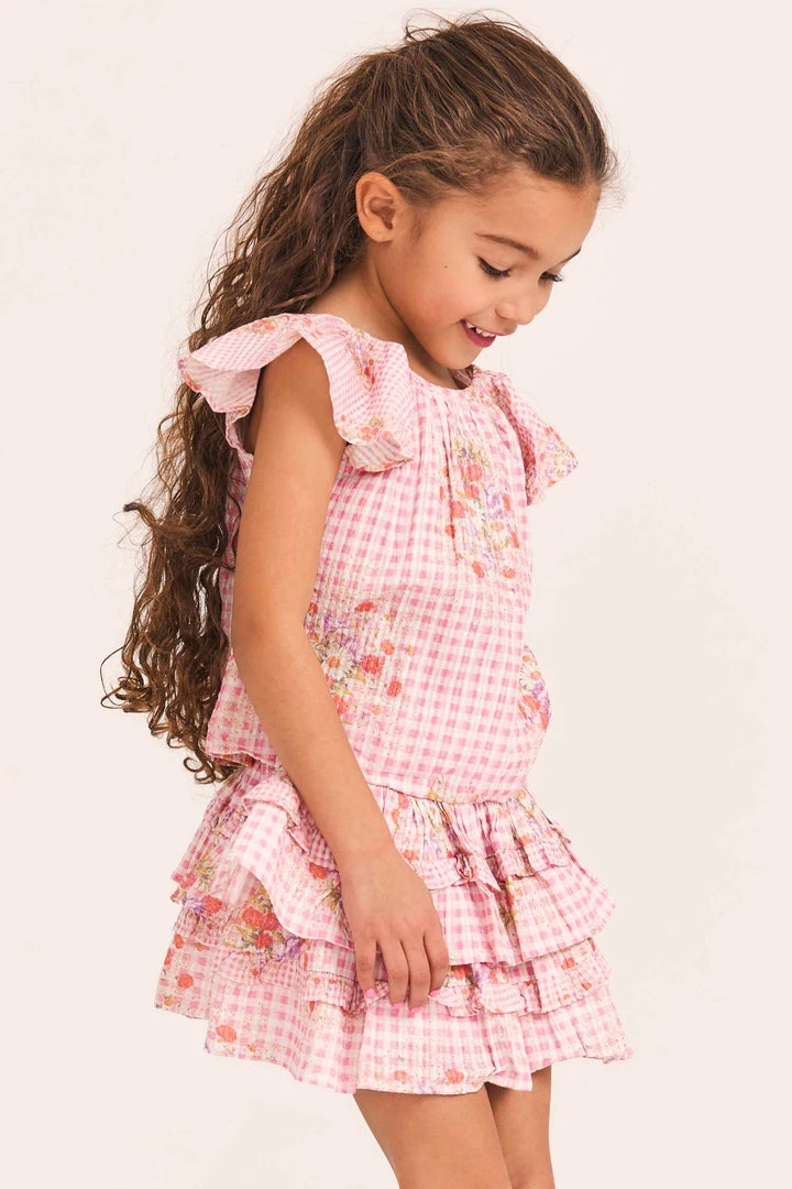 LoveShackFancy Girls Billie Skirt Little Girls 6 LoveShackFancy Girls Billie Skirt Little Girls