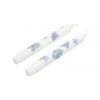 LoveShackFancy Home Decor Blue Hydrangea Candlestick Set