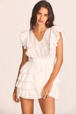 LoveShackFancy Corelli Mini Dress