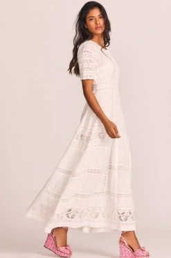 LoveShackFancy Kylen Victorian Maxi Dress