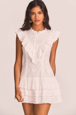 LoveShackFancy Lunetta Mini Dress Dresses