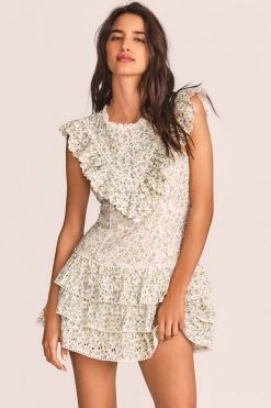 LoveShackFancy Lunetta Mini Dress