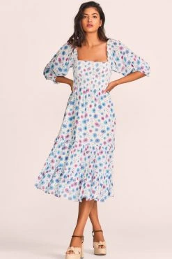 LoveShackFancy Miri Midi Dress Dresses