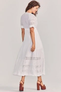 LoveShackFancy Edie Midi Dress Dresses