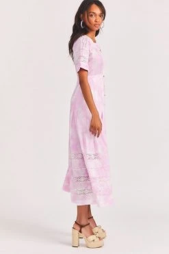 LoveShackFancy Edie Midi Dress Dresses