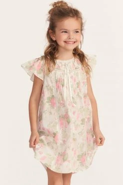 LSF Girls Flutter Sleeve Gown