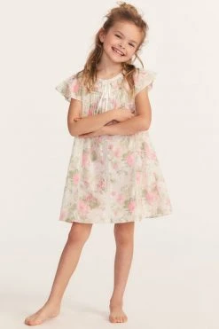 LSF Girls Flutter Sleeve Gown
