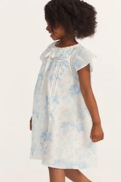 LSF Girls Flutter Sleeve Gown