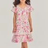LoveShackFancy Girls Mini Victorian Maxi Dress