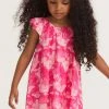 LSF Mommy & Me Girls Lou Dress - BABY PINK TIDE