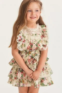 LoveShackFancy Girls Decker Dress - SHINING GEMSTONE Mommy & Me