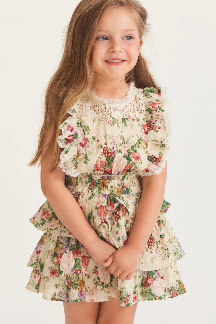 LoveShackFancy Girls Decker Dress - SHINING GEMSTONE Mommy & Me 3 LoveShackFancy Girls Decker Dress - SHINING GEMSTONE Mommy & Me