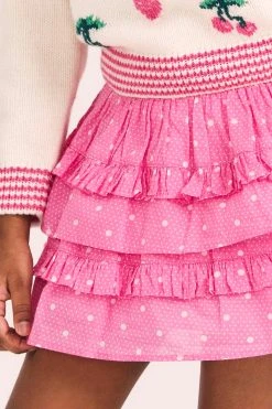 LoveShackFancy Girls Billie Skirt Little Girls