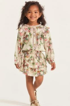 LoveShackFancy Girls Billie Skirt - SHINING GEMSTONE Mommy & Me