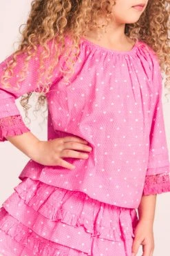 LoveShackFancy Girls Alanza Top