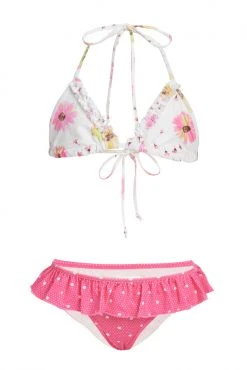 LoveShackFancy Little Girls Girls Mini Harbor Bikini Set