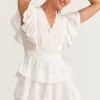 LoveShackFancy Dresses Gwen Mini Dress - WHITE