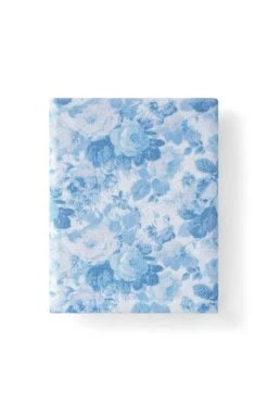 LoveShackFancy Palm Beach Rose Bath Towel - SLATE BLUE DREAM
