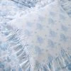 LoveShackFancy Bedding Ruffle Throw Pillow - ICY WATERS
