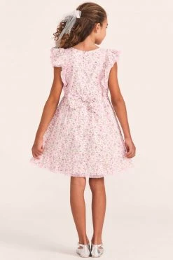 LoveShackFancy X American Girl Girls Floral Flutter Day Dress