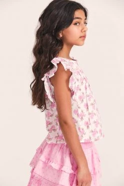 LoveShackFancy X American Girl Girls Fancy Flutter Top