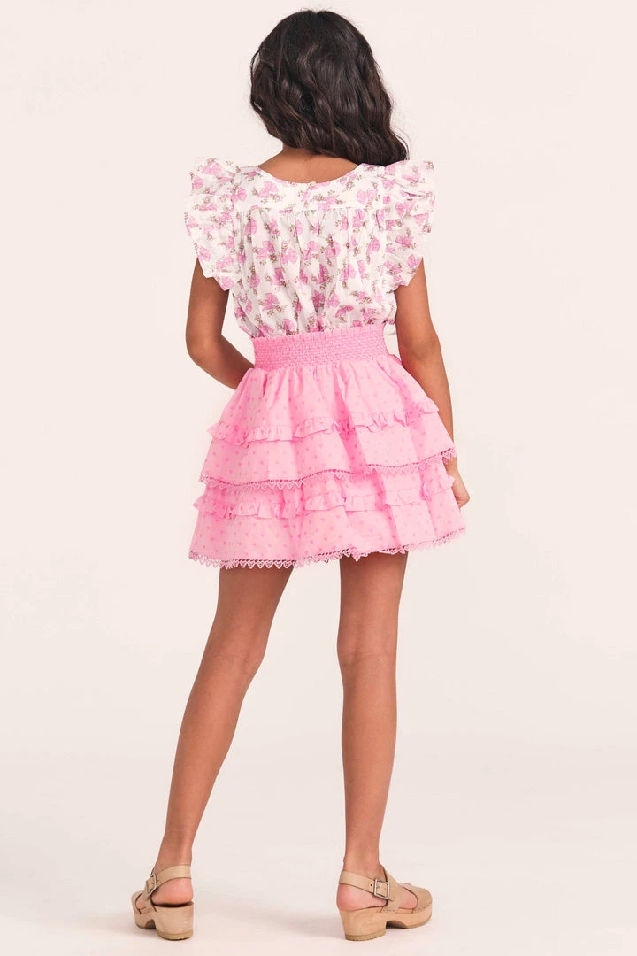 LoveShackFancy X American Girl Girls Rosy Ruffle Billie Skirt 7 LoveShackFancy X American Girl Girls Rosy Ruffle Billie Skirt