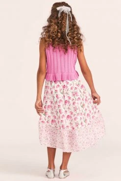 LoveShackFancy X American Girl Girls Floral Flutter Skirt 13 LoveShackFancy X American Girl Girls Floral Flutter Skirt