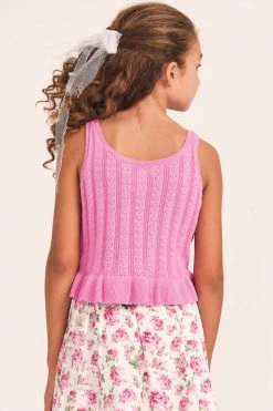 LoveShackFancy X American Girl Girls Garden Party Peplum Top