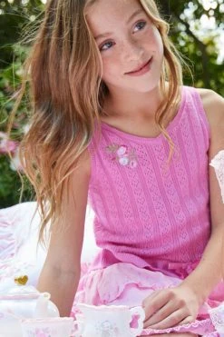 LoveShackFancy X American Girl Girls Garden Party Peplum Top