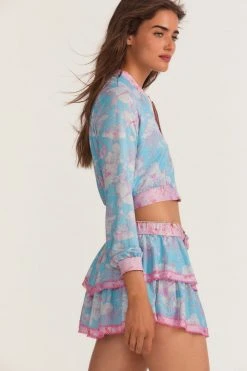 LSF Mommy & Me LoveShackFancy X Hurley Tiered Mini Skirt