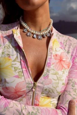 LSF Swim LoveShackFancy X Hurley Long Sleeve Surf Suit