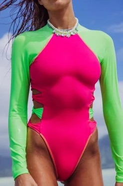 LSF LoveShackFancy X Hurley Cheeky Surf Suit Swim