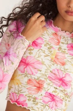 LSF LoveShackFancy X Hurley Cropped Rashguard