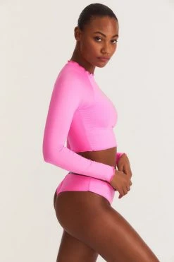 LSF Swim LoveShackFancy X Hurley Rhinestone Rashguard