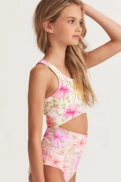 LSF Mommy & Me LoveShackFancy X Hurley Girls One Piece Swimsuit