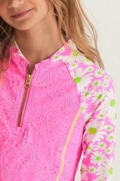LSF Mommy & Me LoveShackFancy X Hurley Girls Rashguard Set