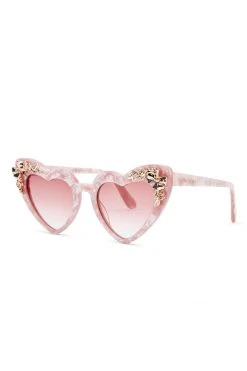 LSF Accessories Amalia Heart Sunglasses 36 LSF Accessories Amalia Heart Sunglasses