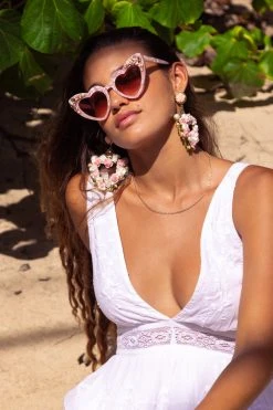 LSF Accessories Amalia Heart Sunglasses 44 LSF Accessories Amalia Heart Sunglasses