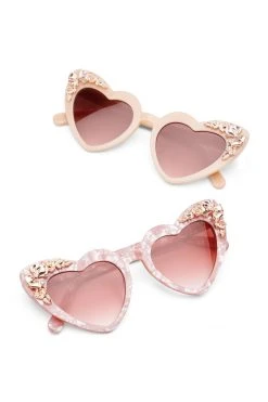 LSF Accessories Amalia Heart Sunglasses 45 LSF Accessories Amalia Heart Sunglasses