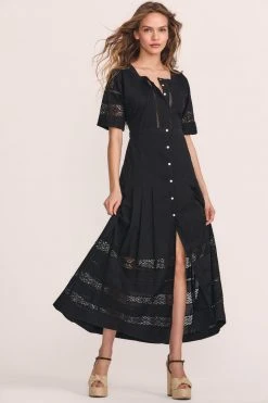LoveShackFancy Edie Midi Dress Dresses