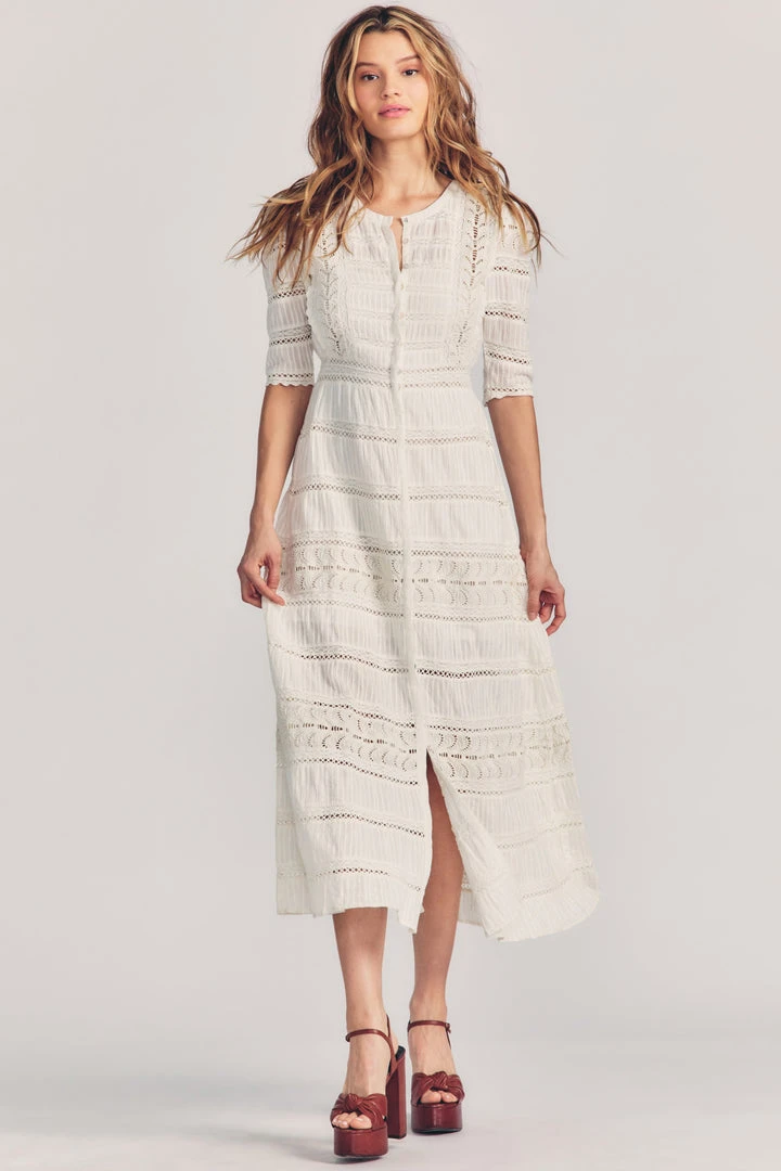 LoveShackFancy Flora Dress Dresses 3 LoveShackFancy Flora Dress Dresses