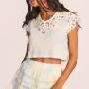 LoveShackFancy Rubin Lace Tee