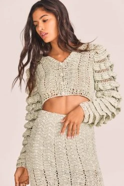 LoveShackFancy Junice Crop Cardigan Creative Directors Picks